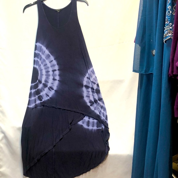Raviya Dresses & Skirts - Raviya Blue Tie Dye Dress, Size M